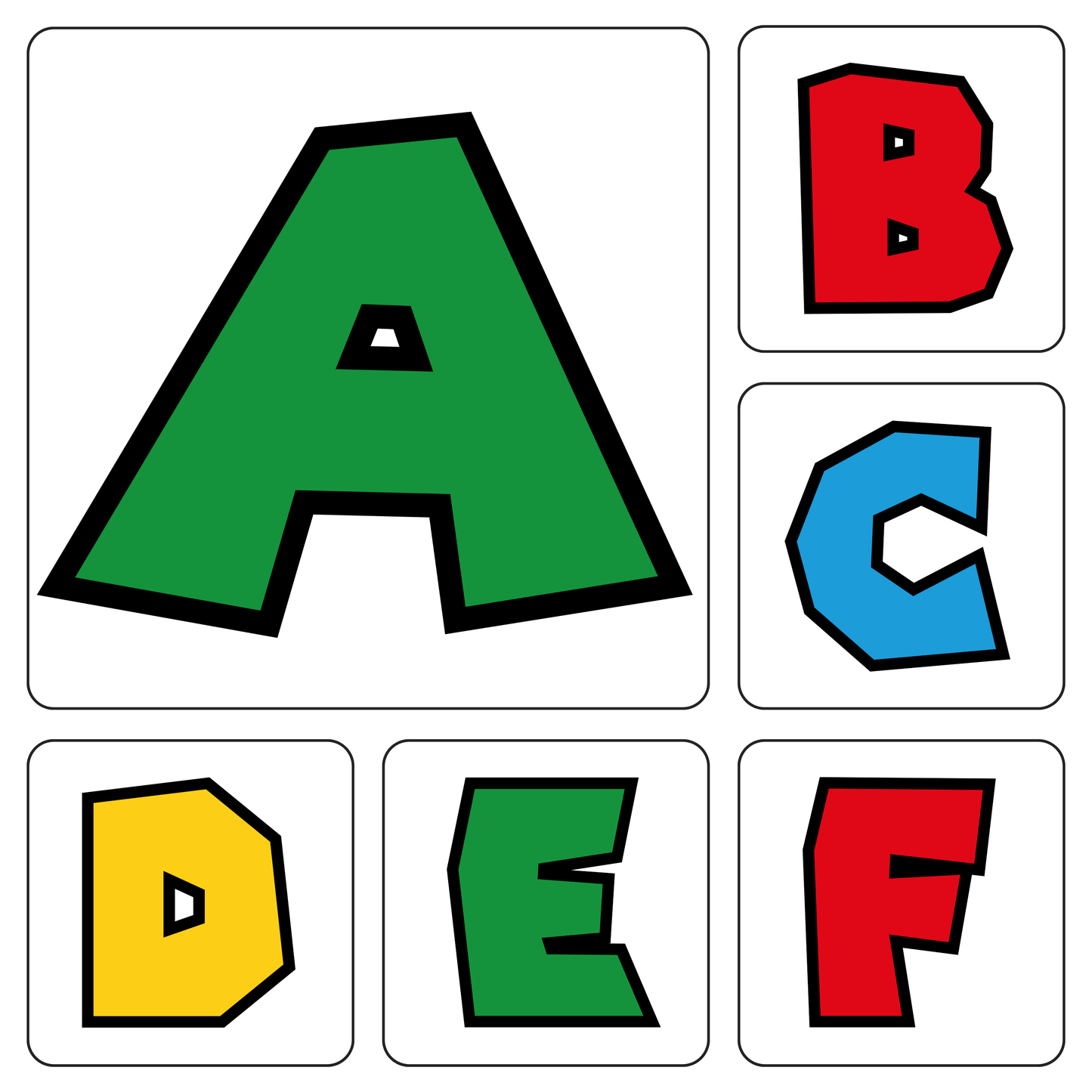 Super Mario Alphabet A–Z