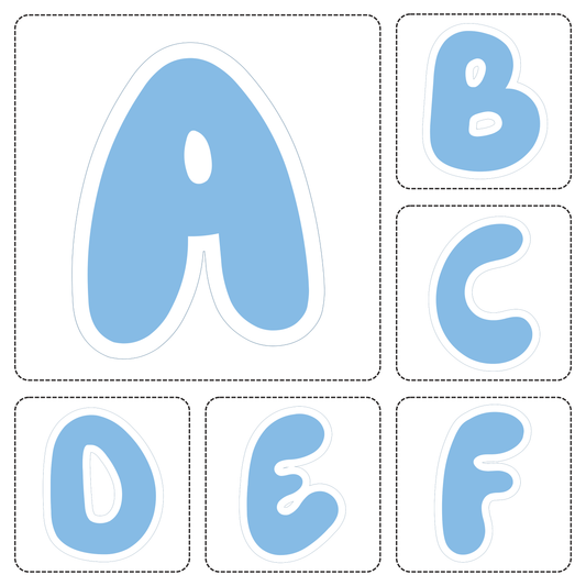 Bluey Alphabet Letters A–Z