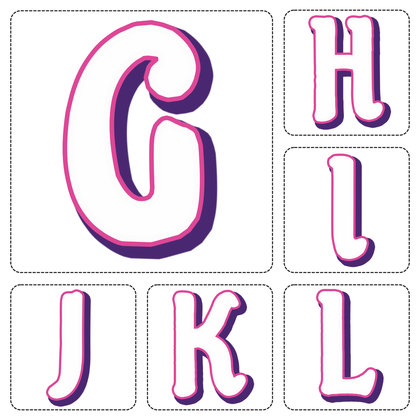 Care Bears Alphabet Letters A–Z