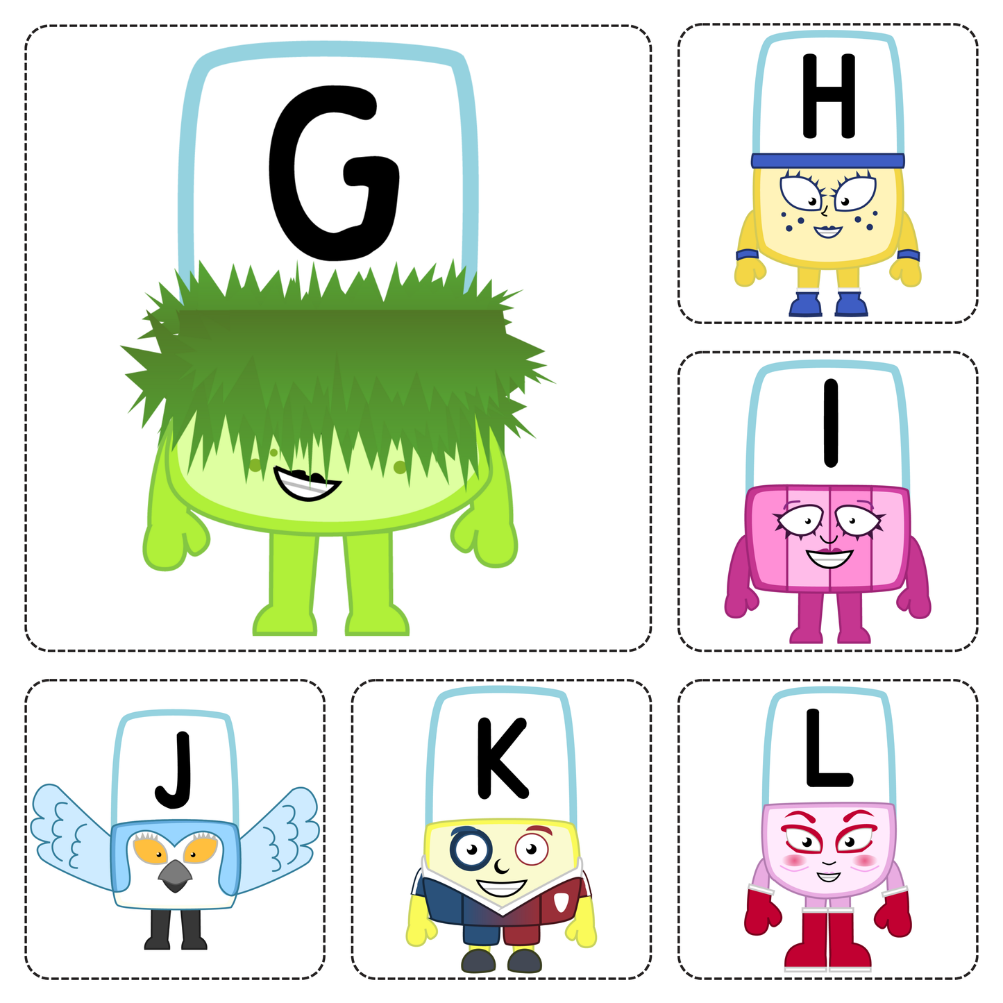 Alphablocks-Inspired Alphabet A–Z