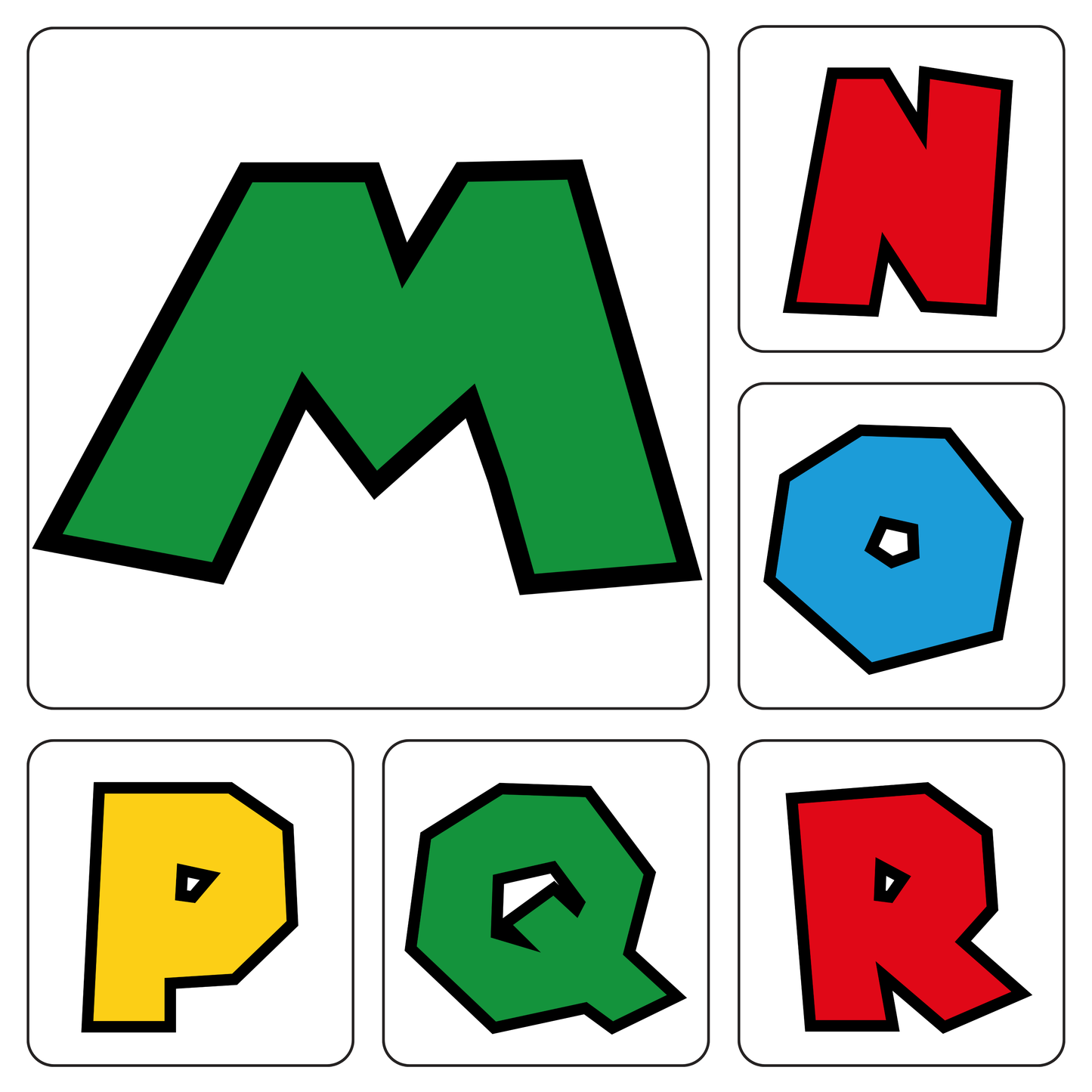 Super Mario Alphabet A–Z