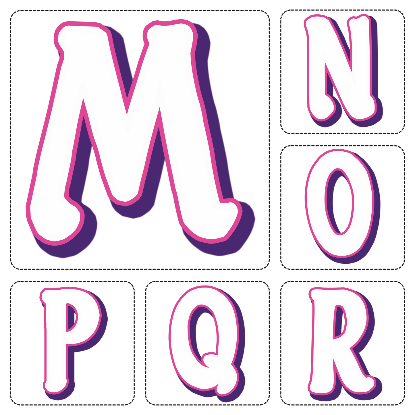 Care Bears Alphabet Letters A–Z