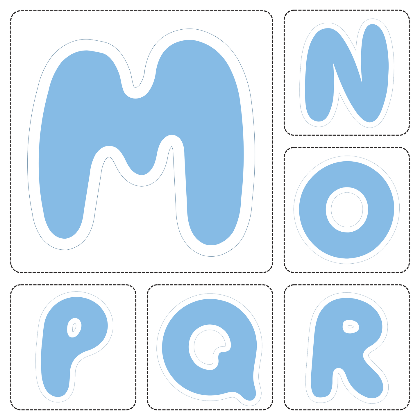 Bluey Alphabet Letters A–Z