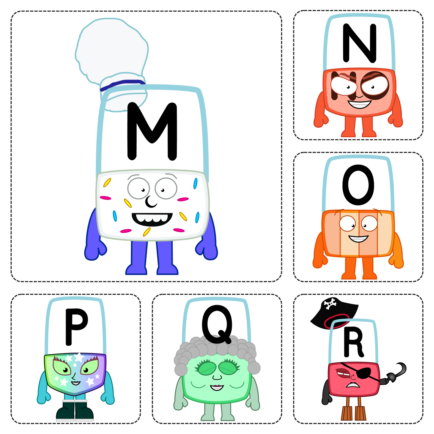 Alphablocks-Inspired Alphabet A–Z