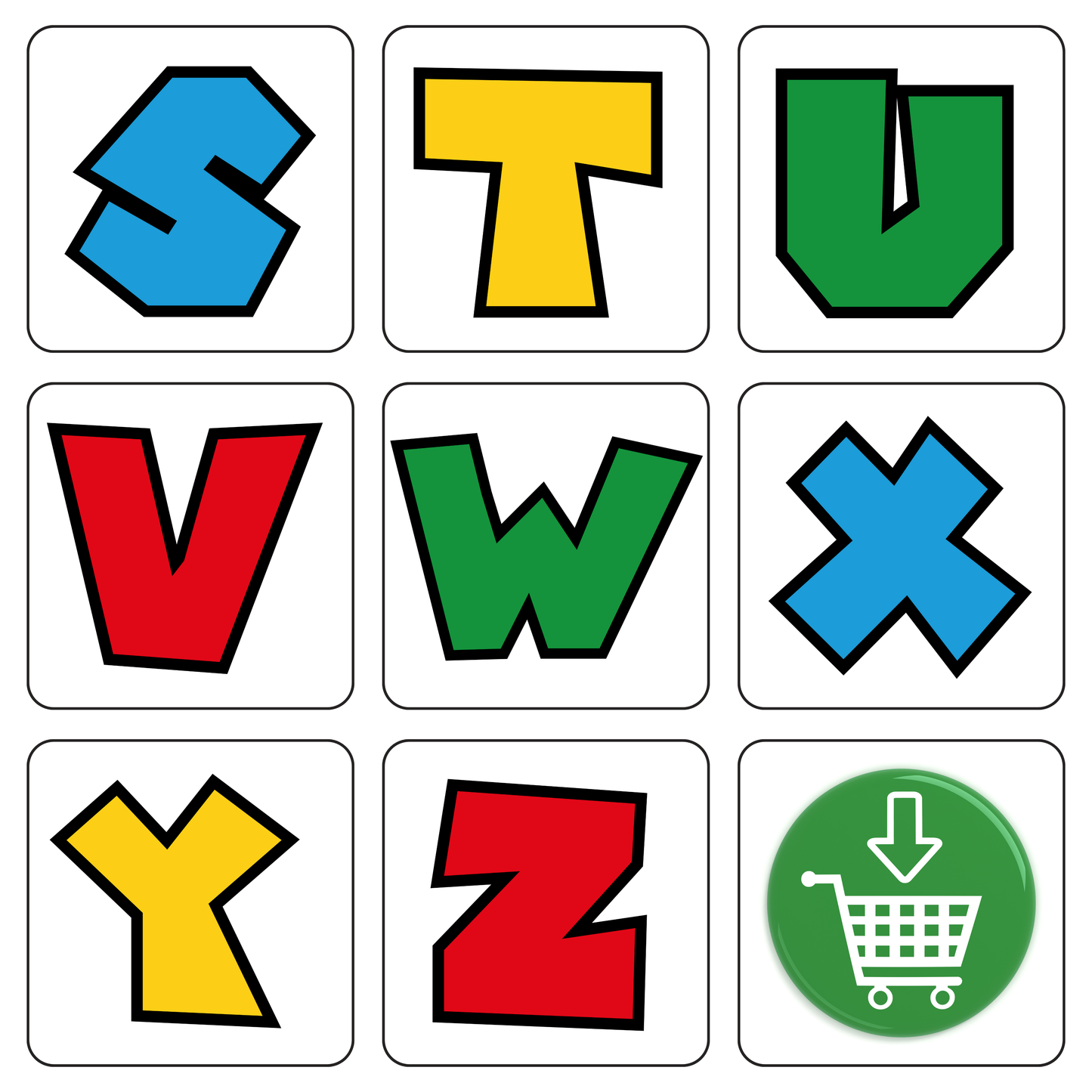 Super Mario Alphabet A–Z