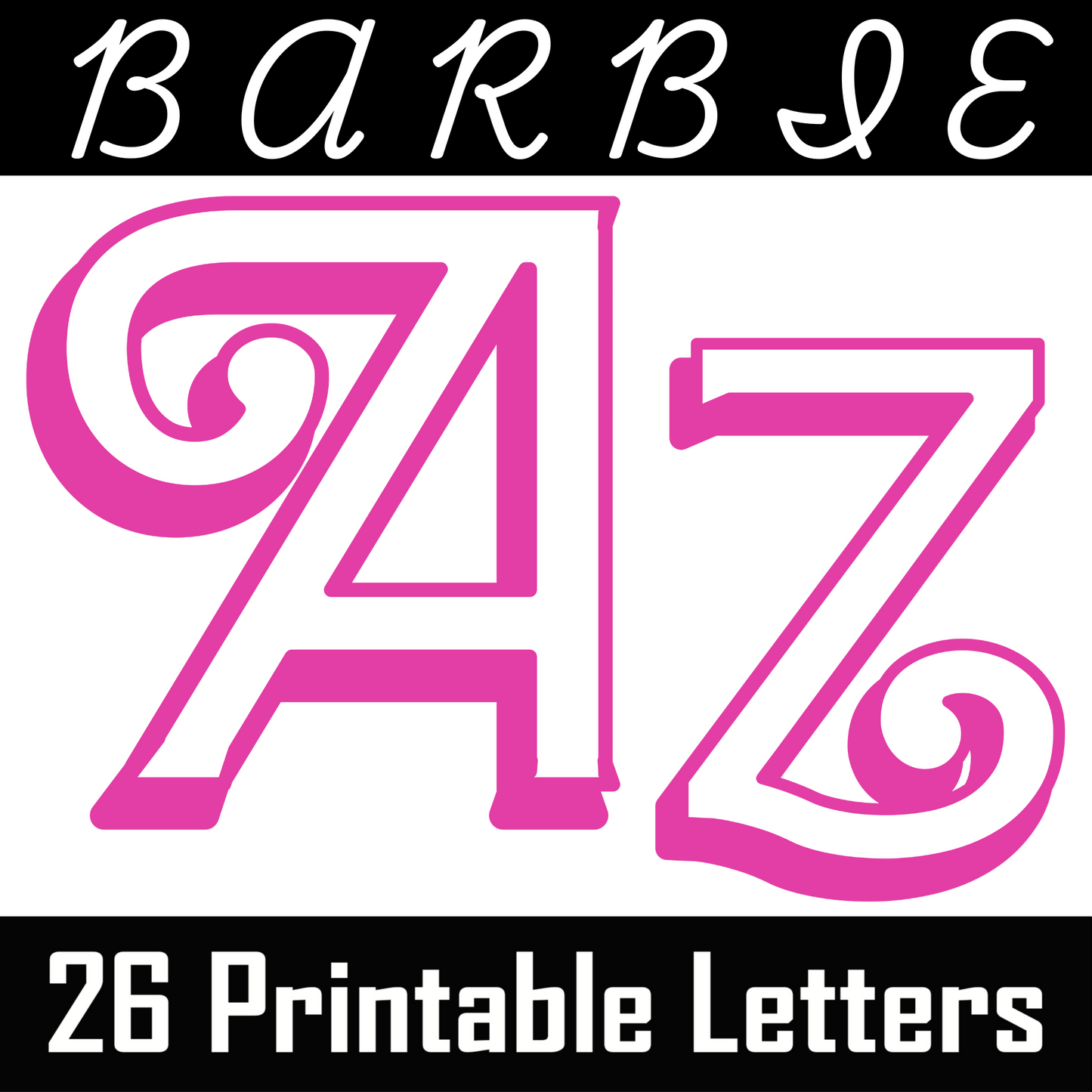 Barbie Alphabet Letters A–Z