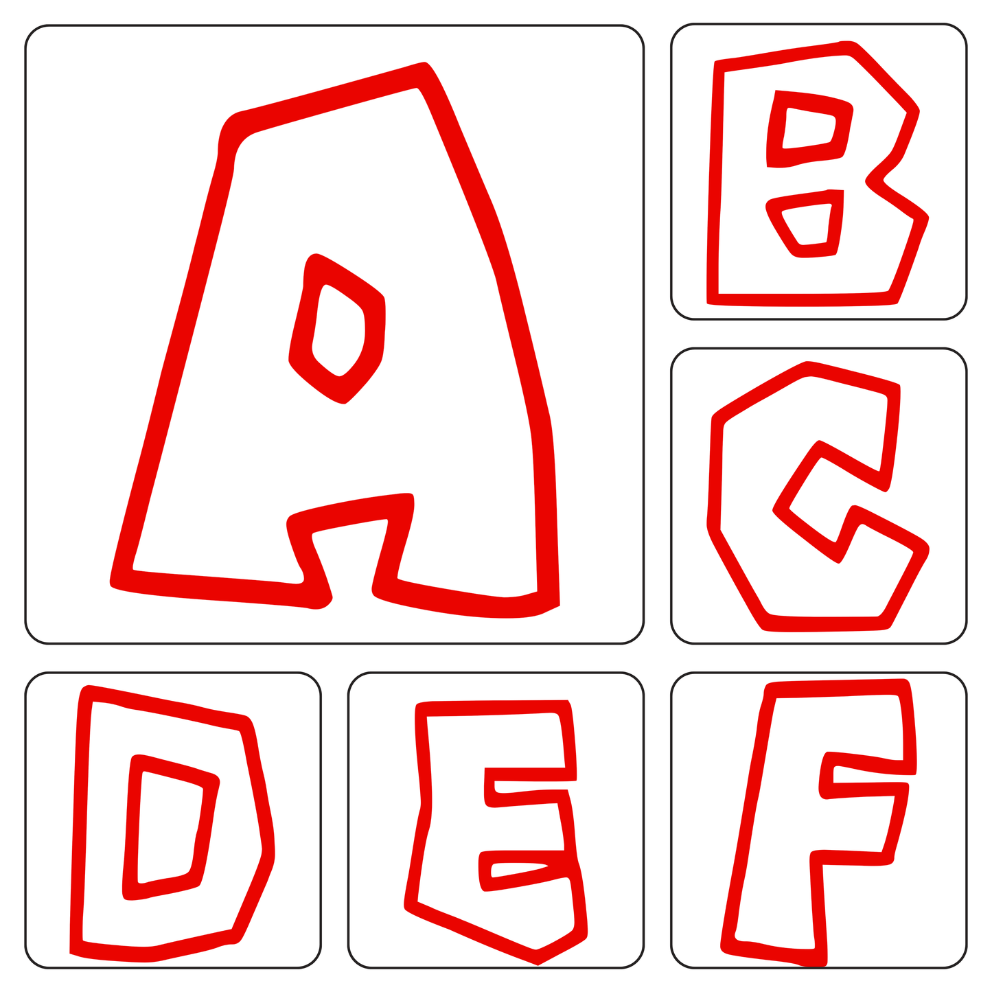 Roblox Font Alphabet A–Z
