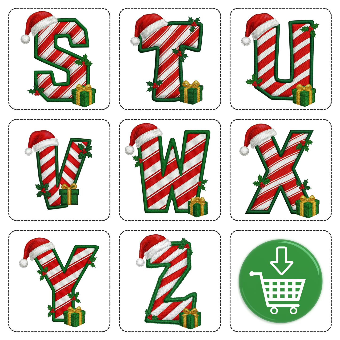 Roblox Christmas Alphabet A–Z