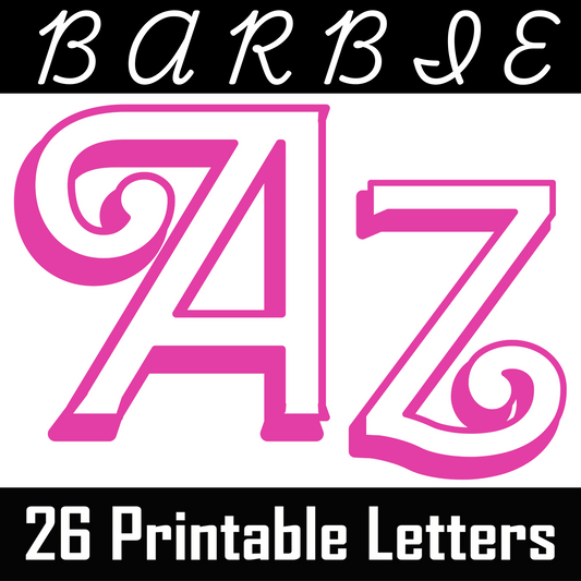 Barbie Alphabet Letters A–Z